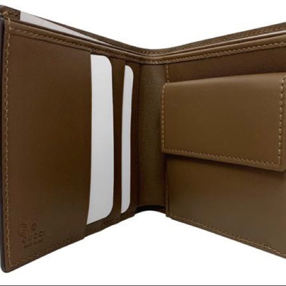 🛑SOLD🛑 Brown Gucci bifold wallet microGuccissima w/ coin pouch 👝❤️ - Picture 3 of 12